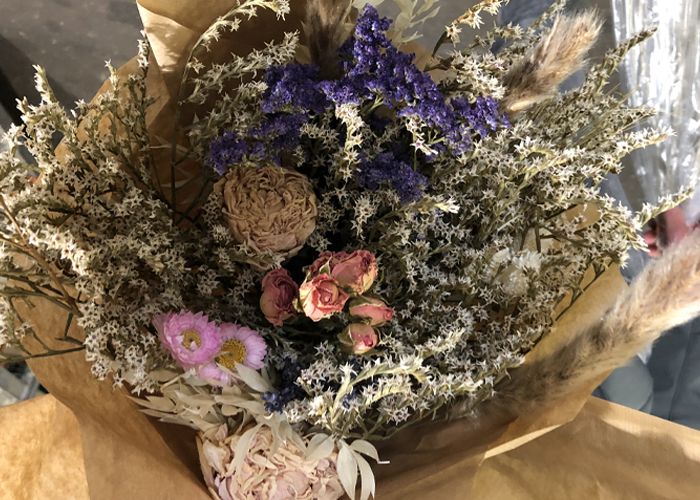 Dried flowers bouquets