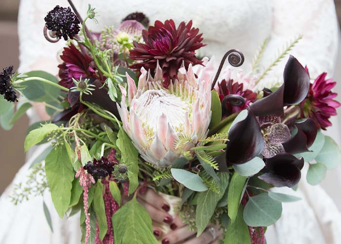 Protea inspiration bouquet arrangement (5)