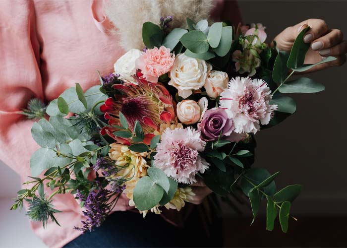 Protea inspiration bouquet arrangement (7)