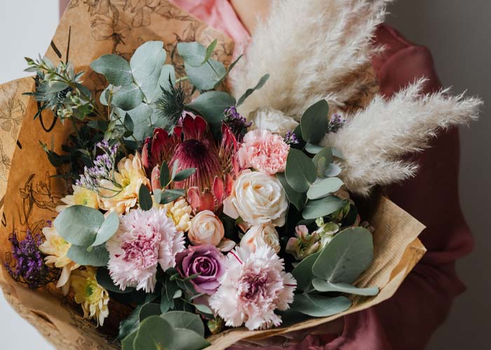 Protea inspiration bouquet arrangement (8)